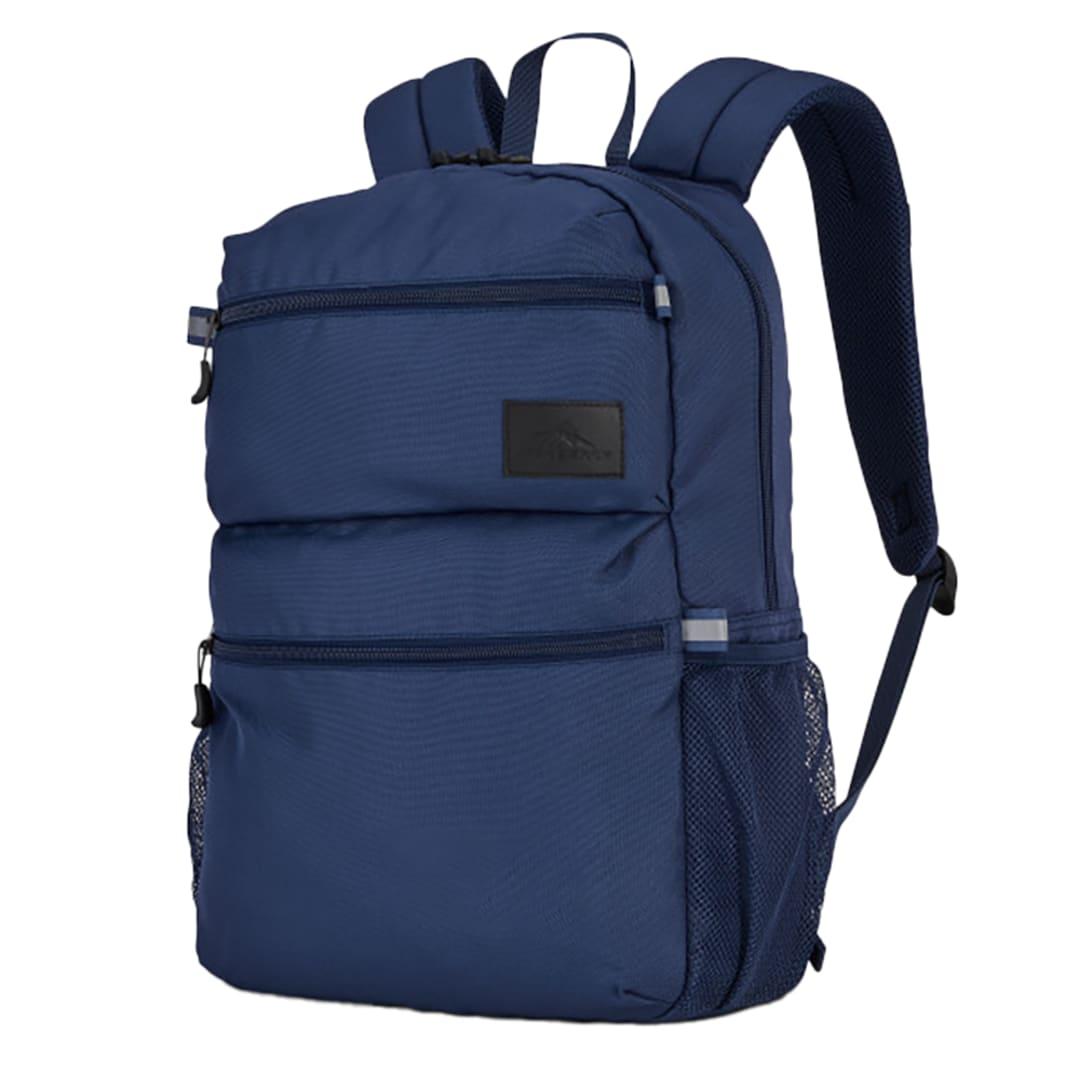 High sierra recycled inhabit 15 laptop backpack Navy Blue miniatura 8
