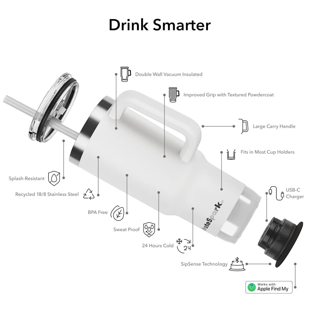 Hidratespark pro 2 tumbler 30oz Black miniatura 14