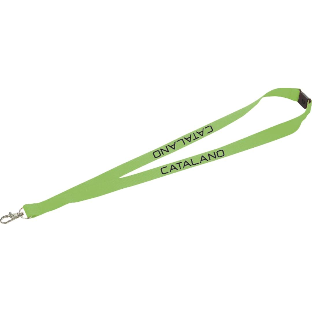Lanyard with lobster clip Orange miniatura 6