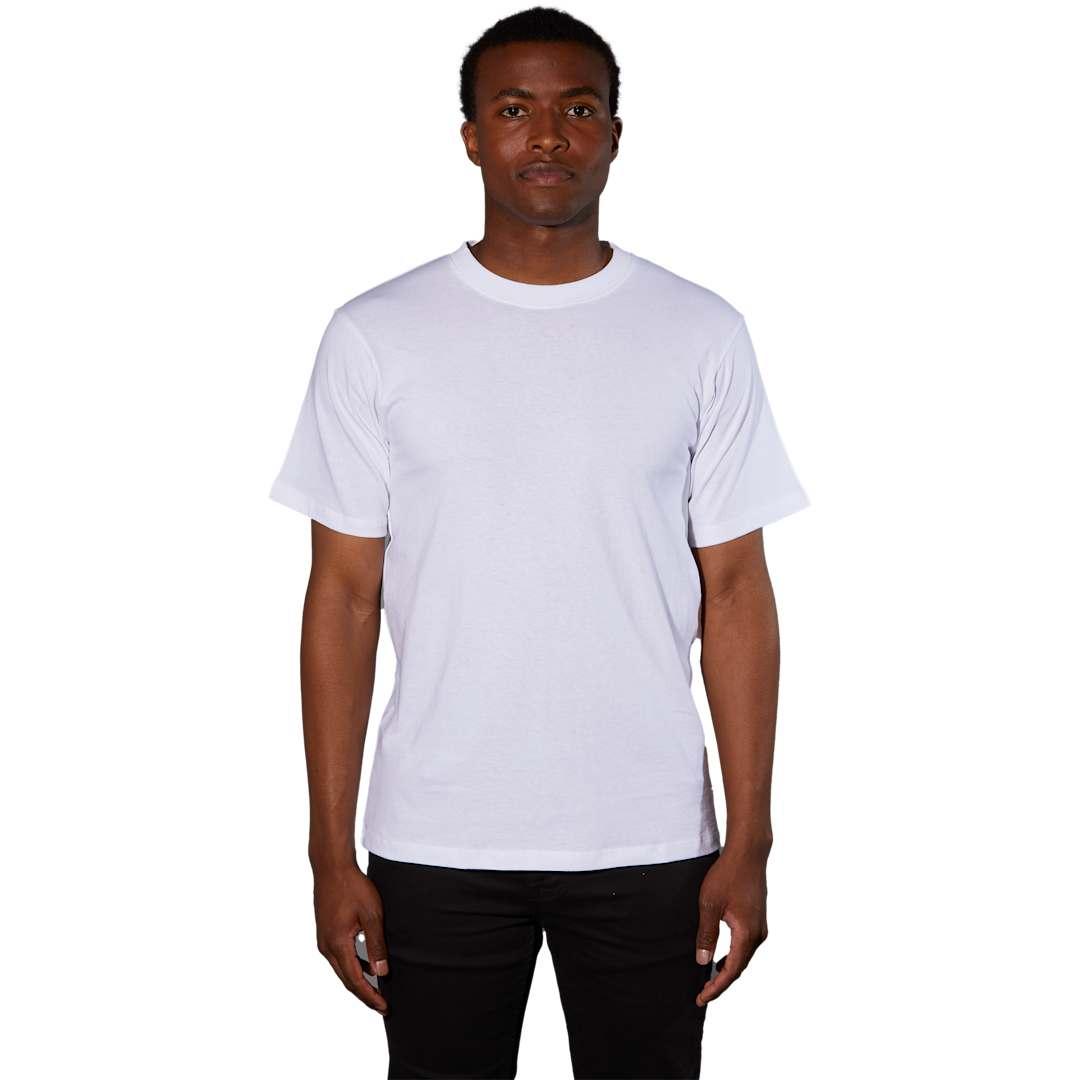 American giant heavy weight cotton tee - mens White front