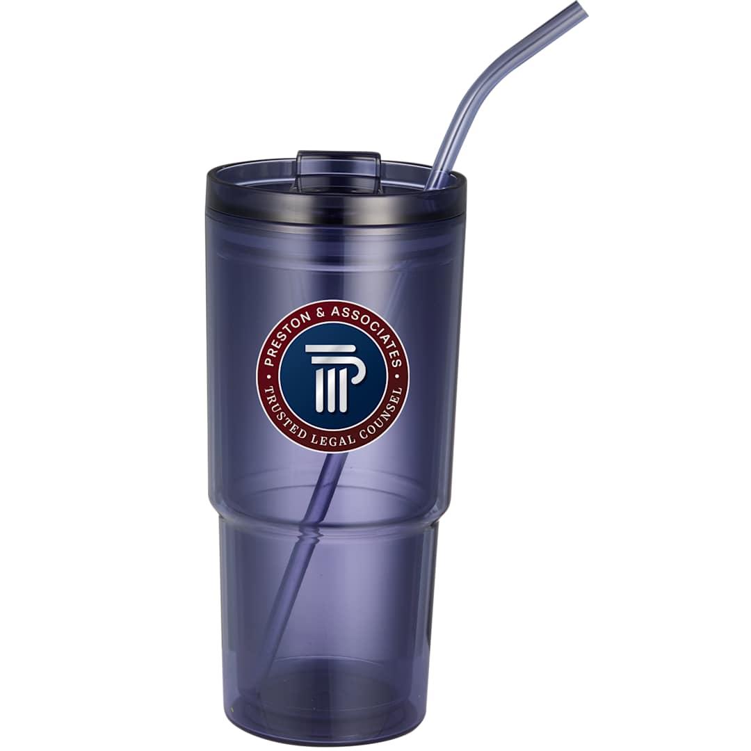 Mia recycled acrylic tumbler 24oz Clear miniatura 7