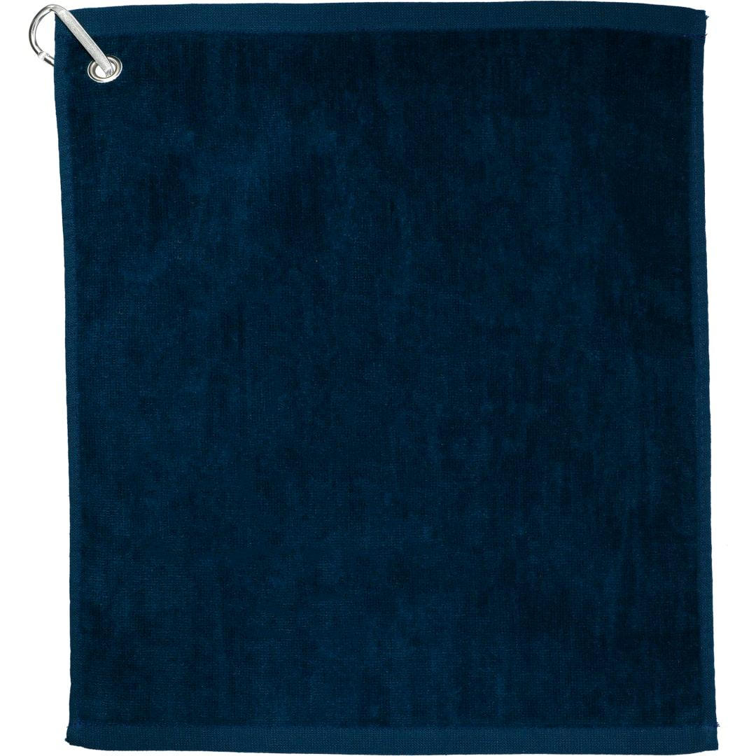 1.3 Lb./doz. 18x15in terry golf towel Black miniatura 4