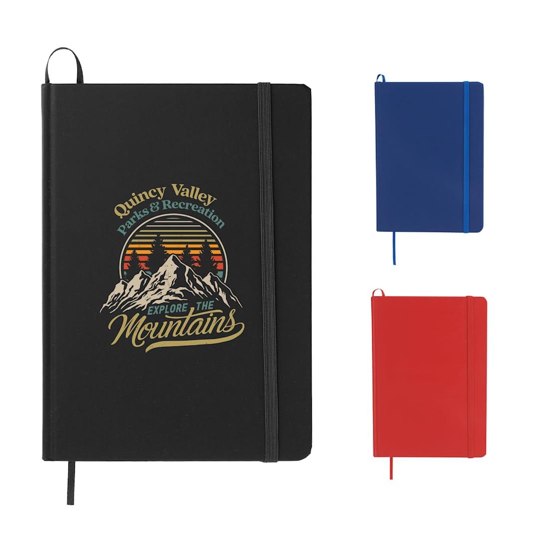 Fsc® mix 5 x 7 snap elastic closure notebook Red miniatura 4