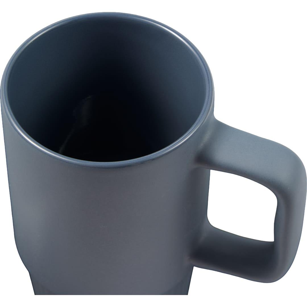 Camden 13oz ceramic mug w/ lid Black miniatura 16
