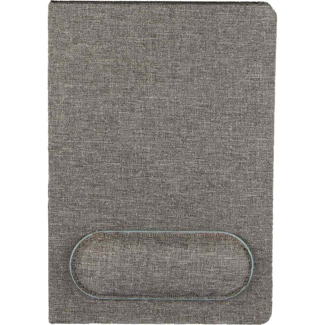 5.5 X 8.5 fsc® recycled mouse pad bound notebook Grey miniatura 16