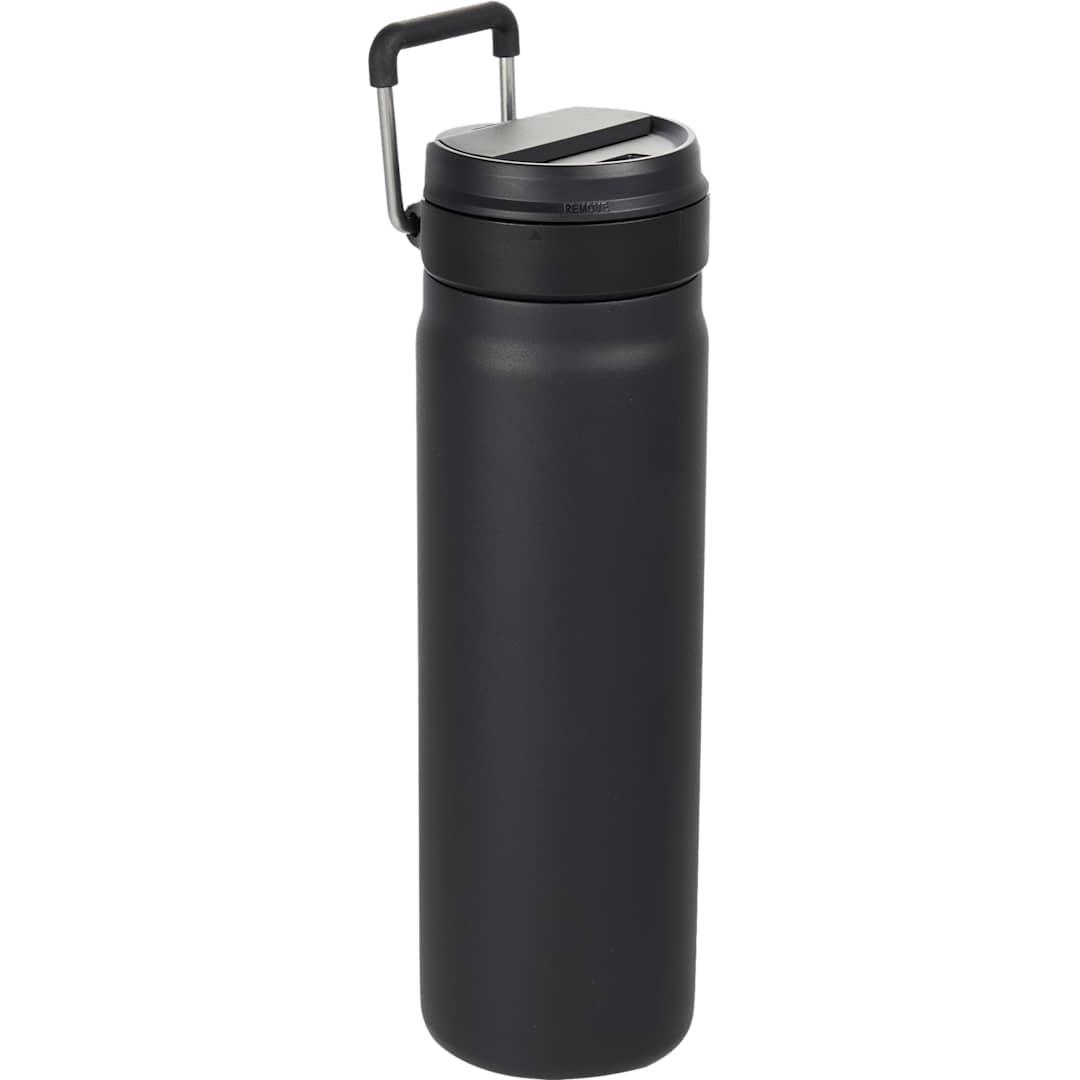 Kara recycled insulated bottle w/ swivel lid 24oz Black miniatura 3