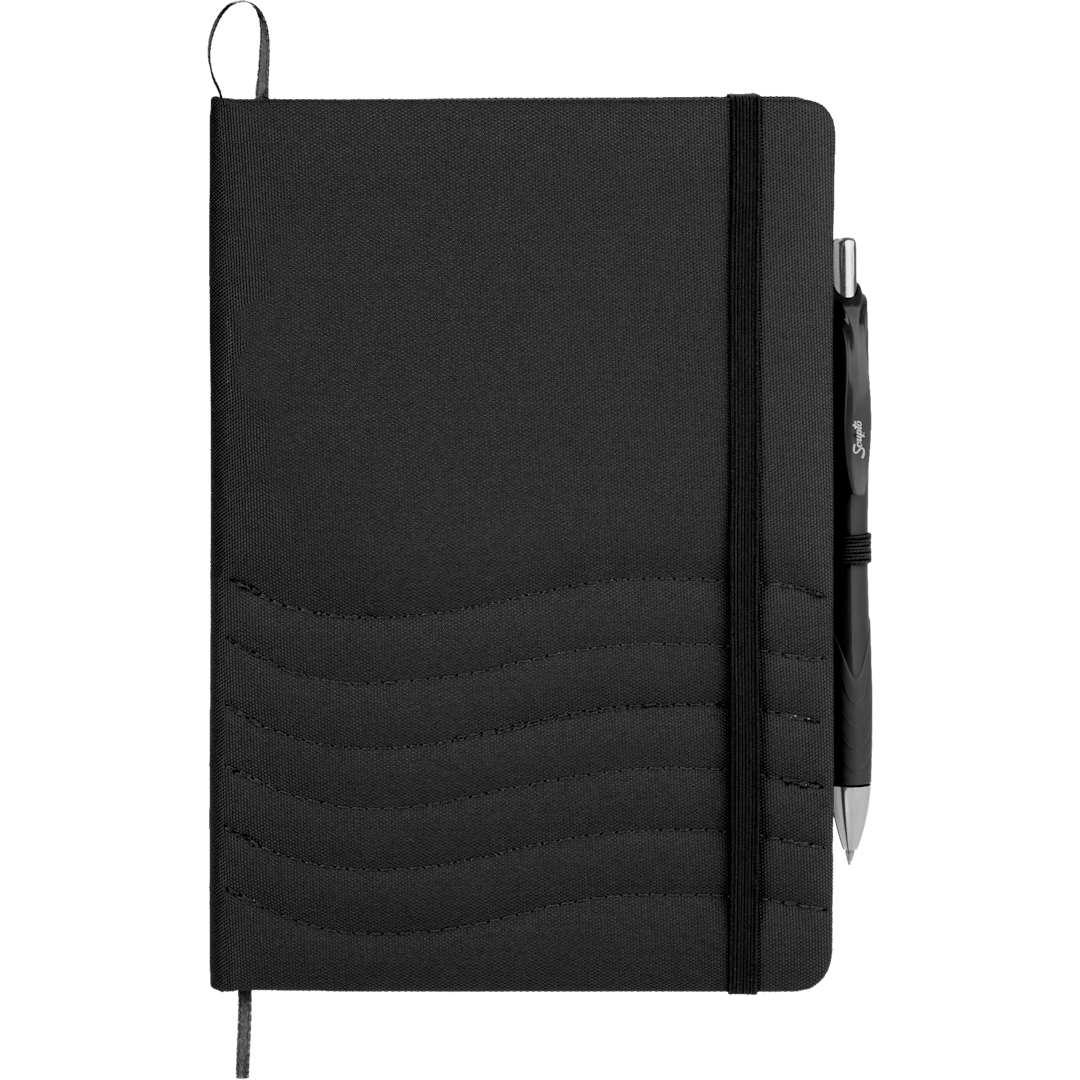 Scripto® tidal rpet bound notebook Black miniatura 7
