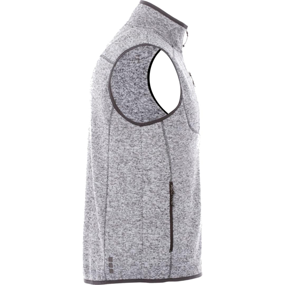 Mens fontaine knit vest Grey miniatura 5
