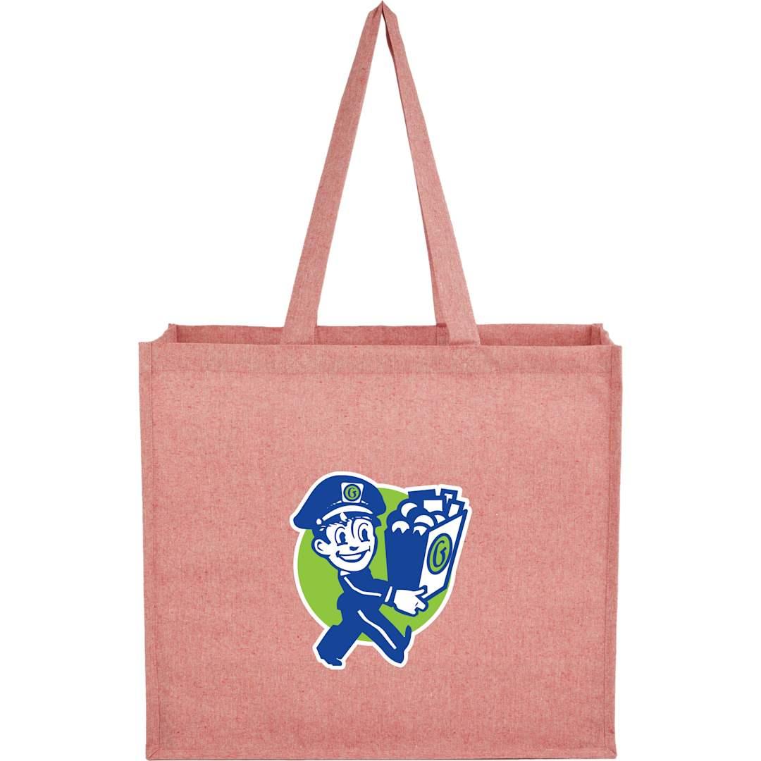 4Oz recycled cotton shopper tote with laminated Grey miniatura 18