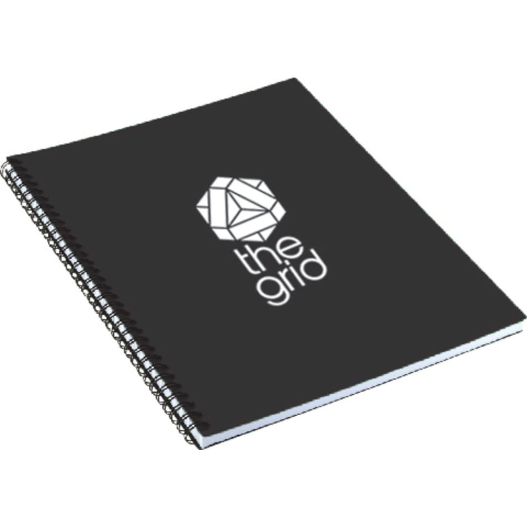 Fsc® mix 8.5 x 11 lg business spiral notebook Black miniatura 5