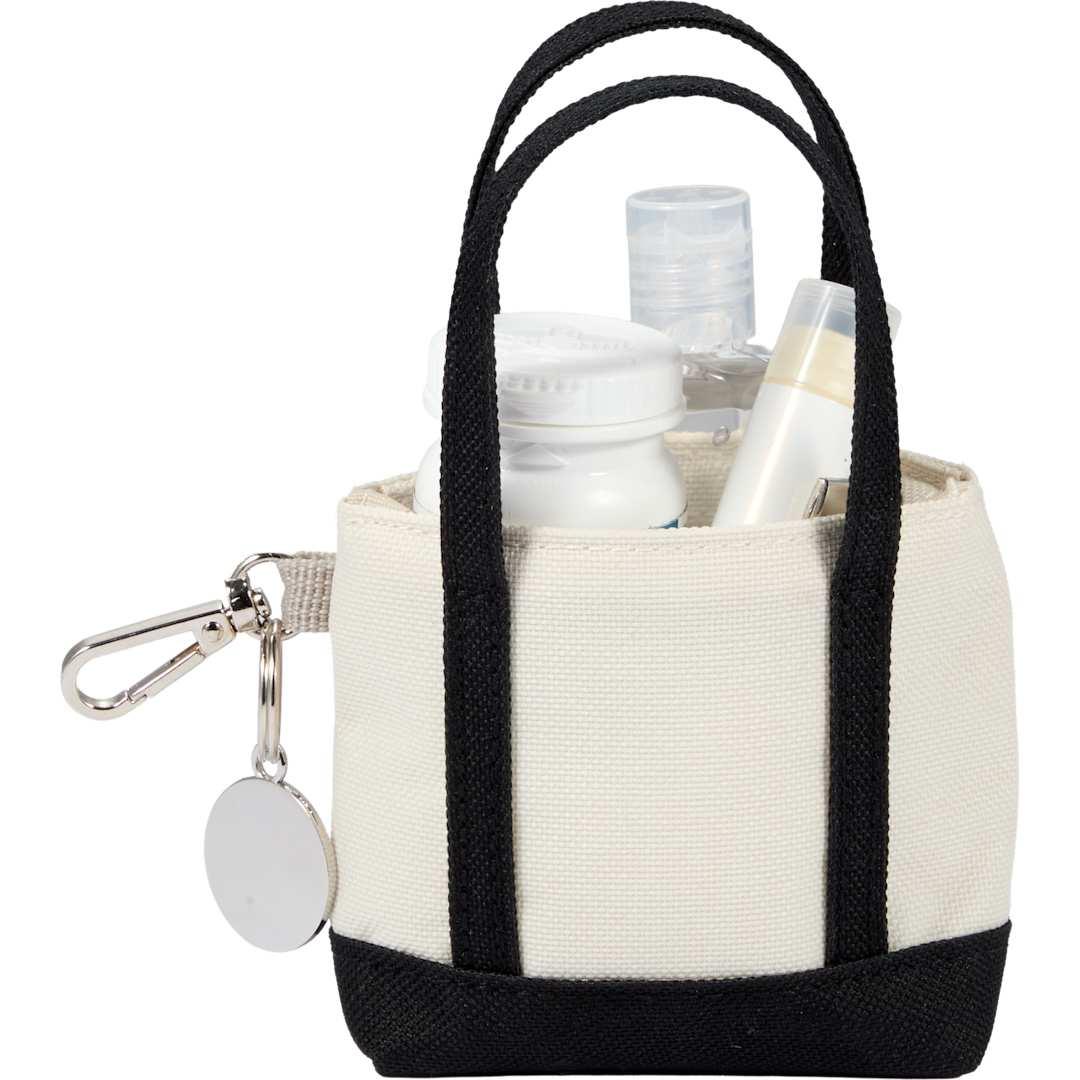 Mini tote bag charm Black miniatura 8