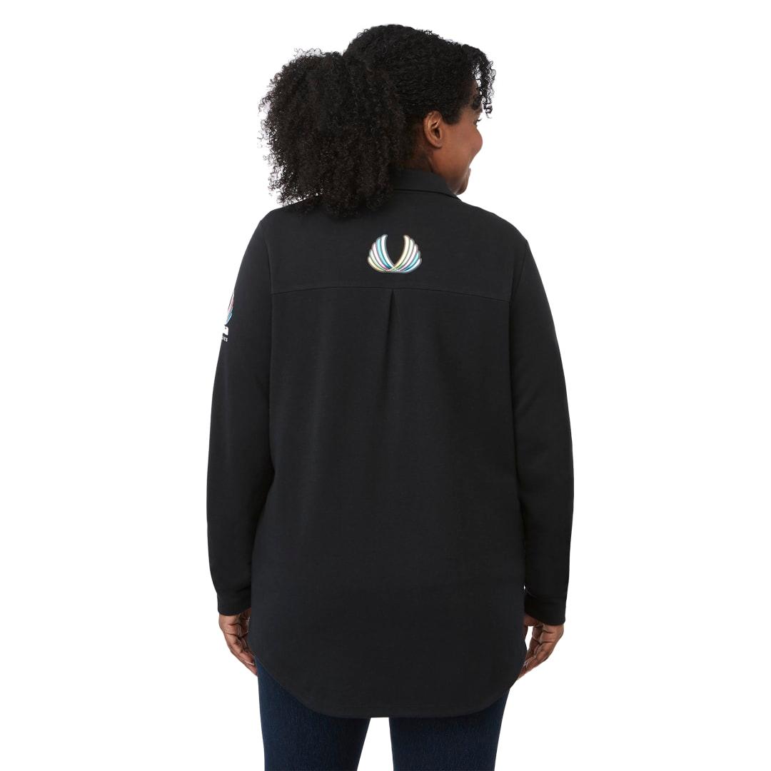 Rigi eco knit button cardi - womens Black miniatura 22