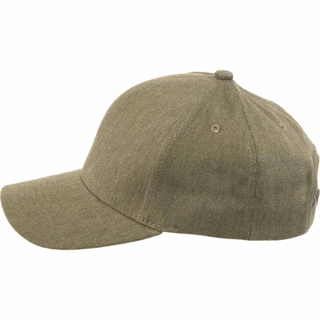 Recycled cotton twill 6 panel ballcap - unisex White miniatura 15