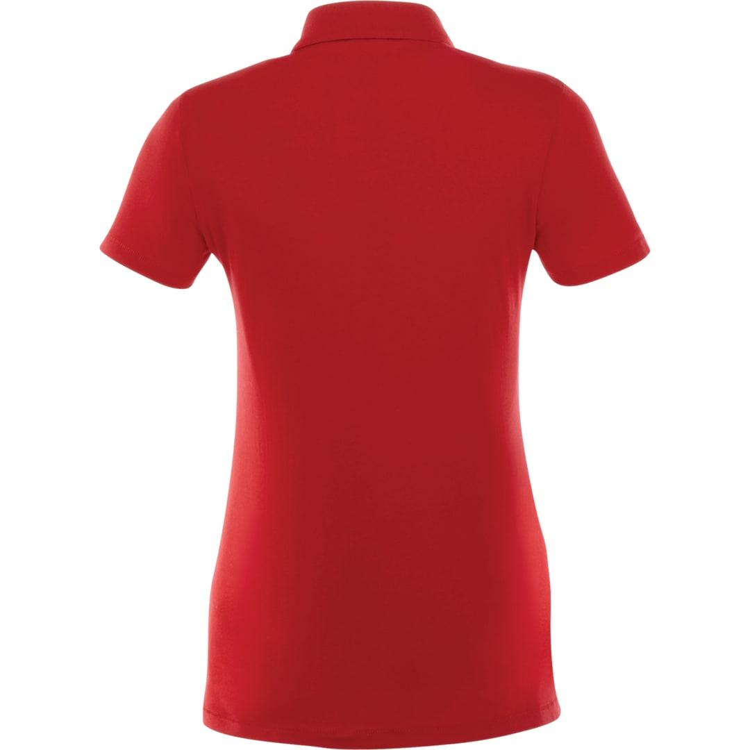 Womens acadia ss polo Dark Green miniatura 3