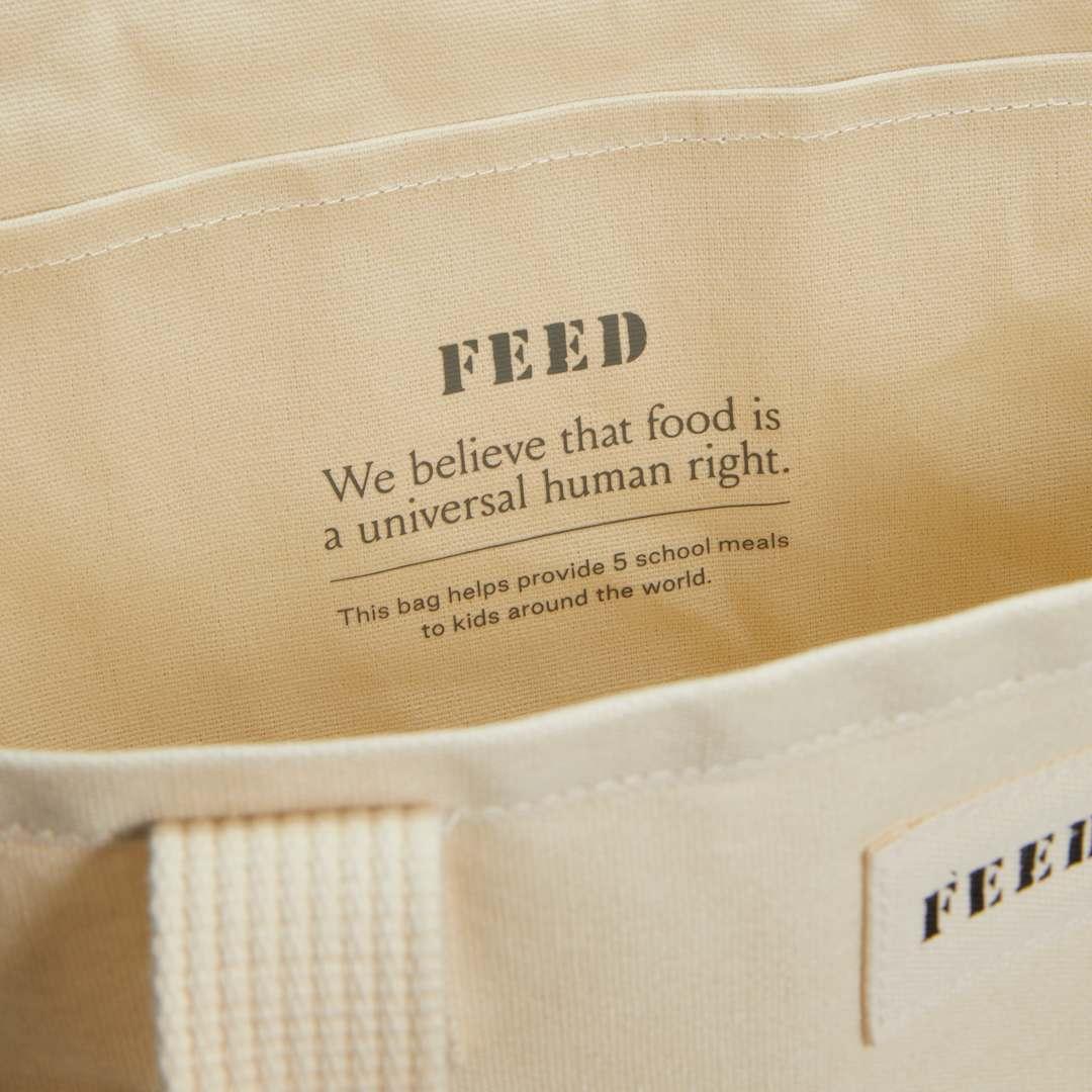 Feed organic cotton weekend tote Black miniatura 15