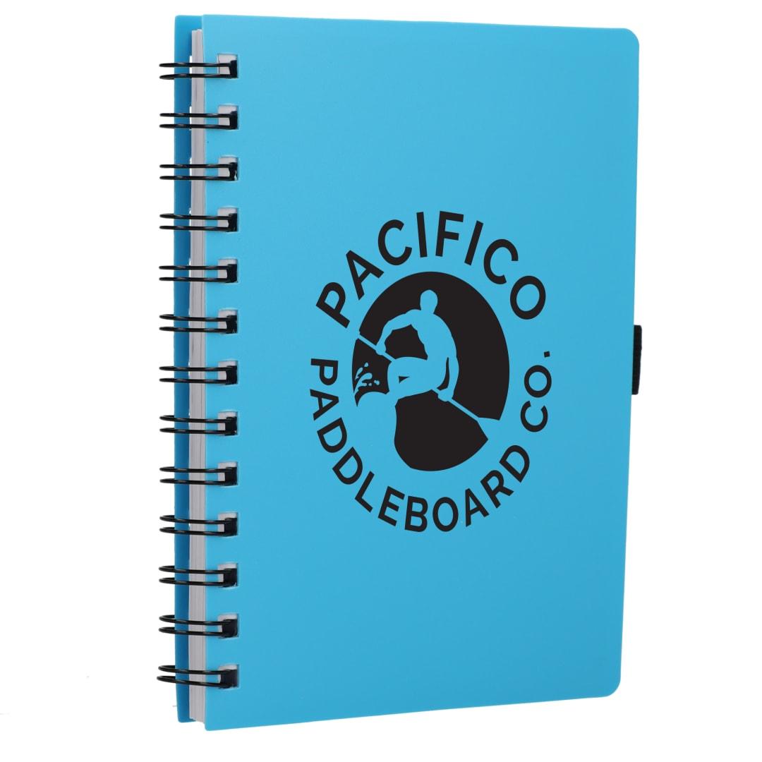 Fsc® recycled 5.5 x 7 coordinator notebook Black miniatura 15