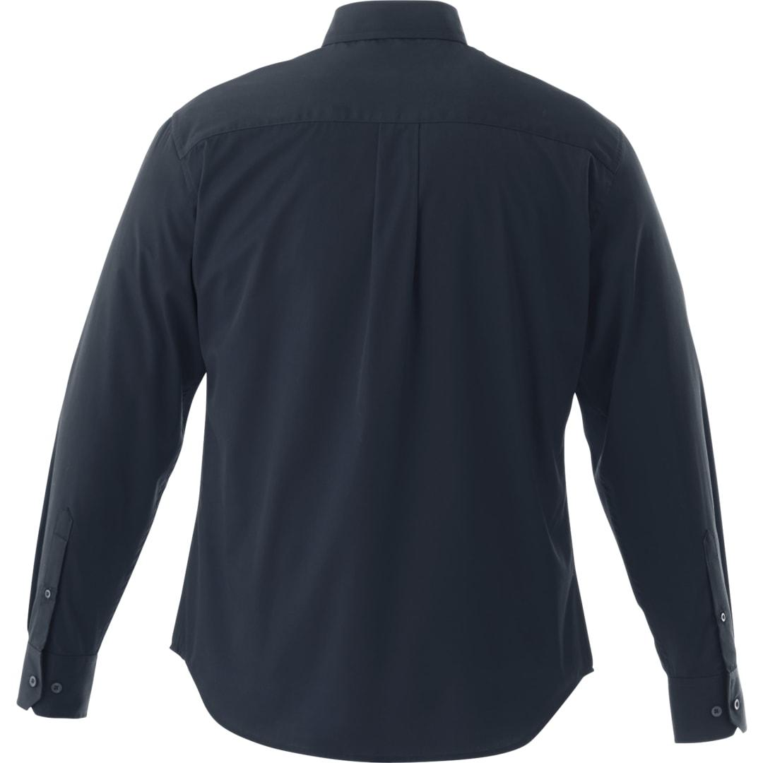 Mens wilshire long sleeve shirt tall Black miniatura 5