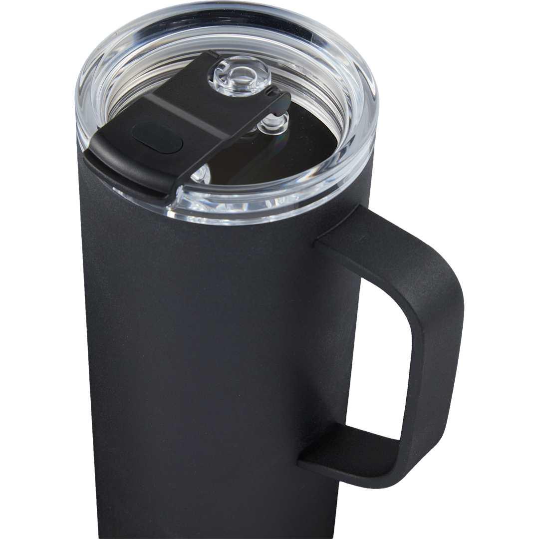 Whitney recycled tall tumbler w/ flip lid 20oz Black miniatura 6