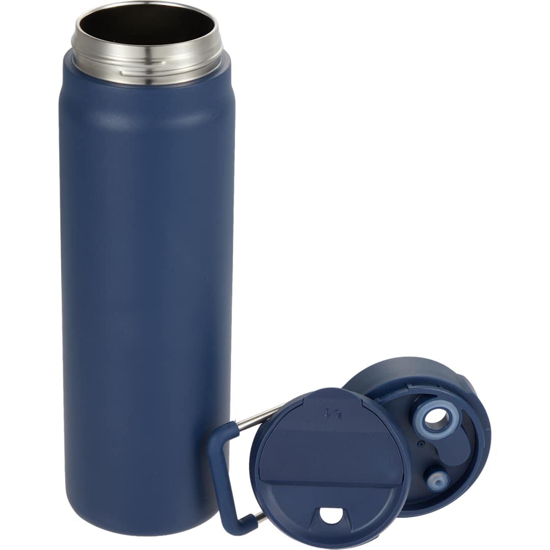 Kara recycled insulated bottle w/ swivel lid 24oz Black miniatura 14