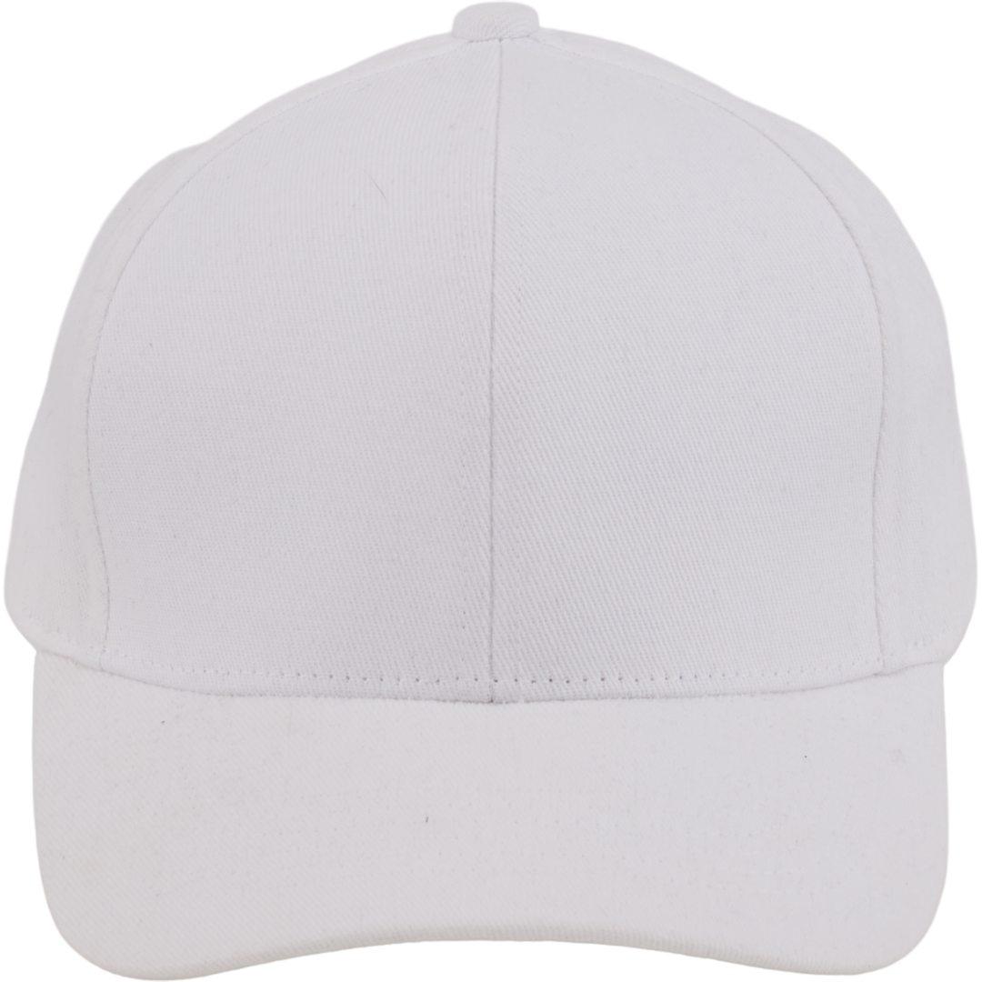 Recycled cotton twill 6 panel ballcap - unisex White miniatura 6