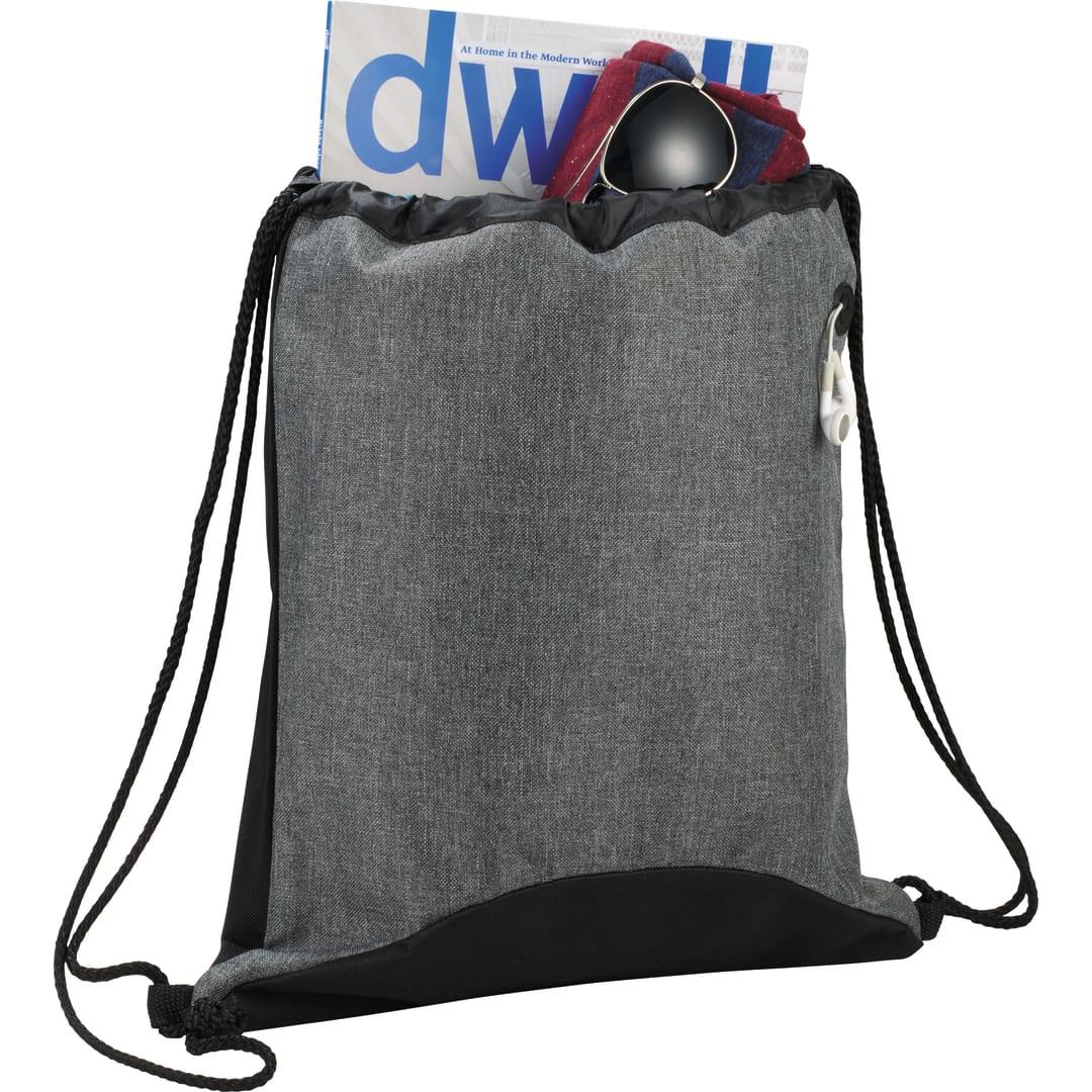 Urban drawstring bag Graphite front