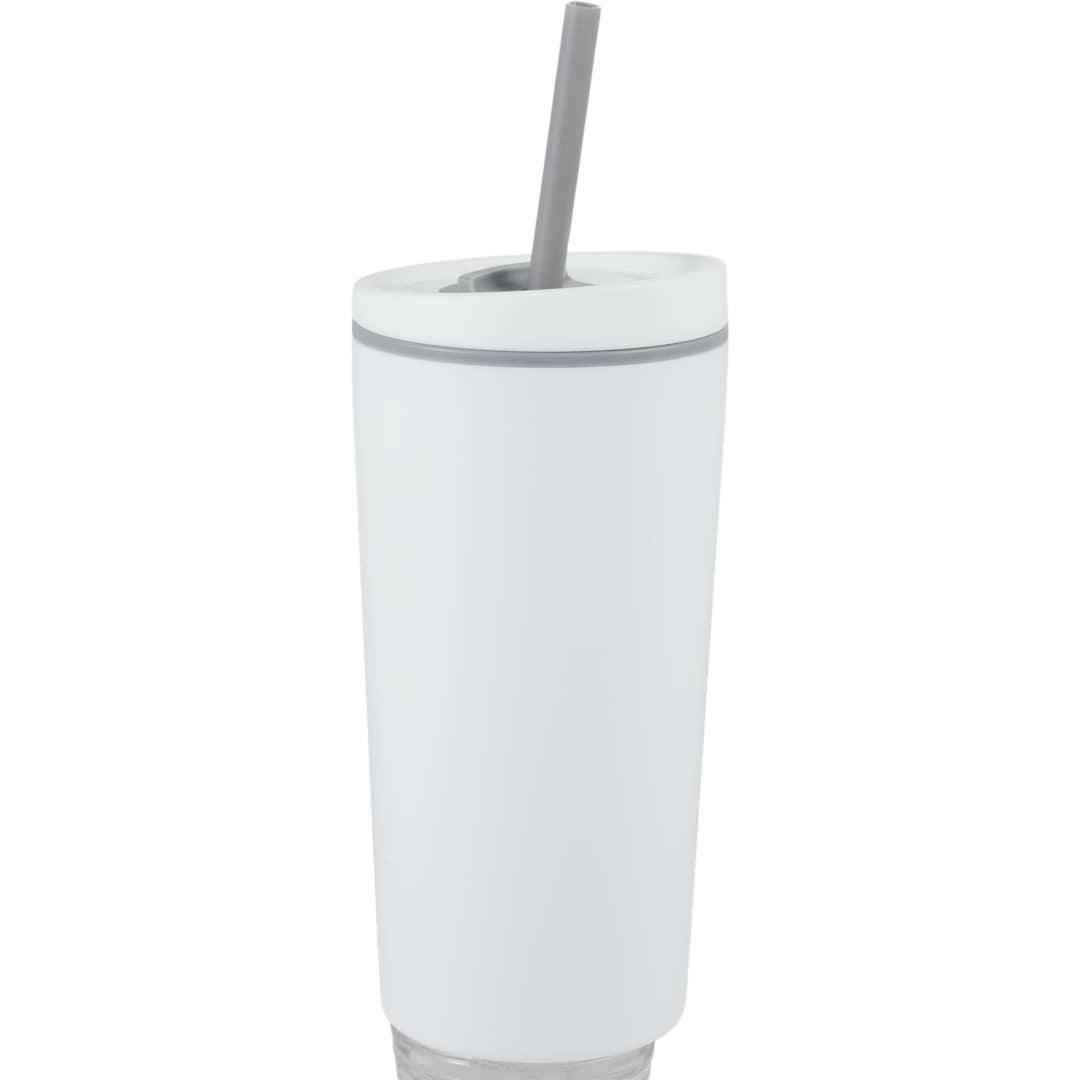Santino recycled tumbler w/ dual function lid 16oz Black miniatura 52
