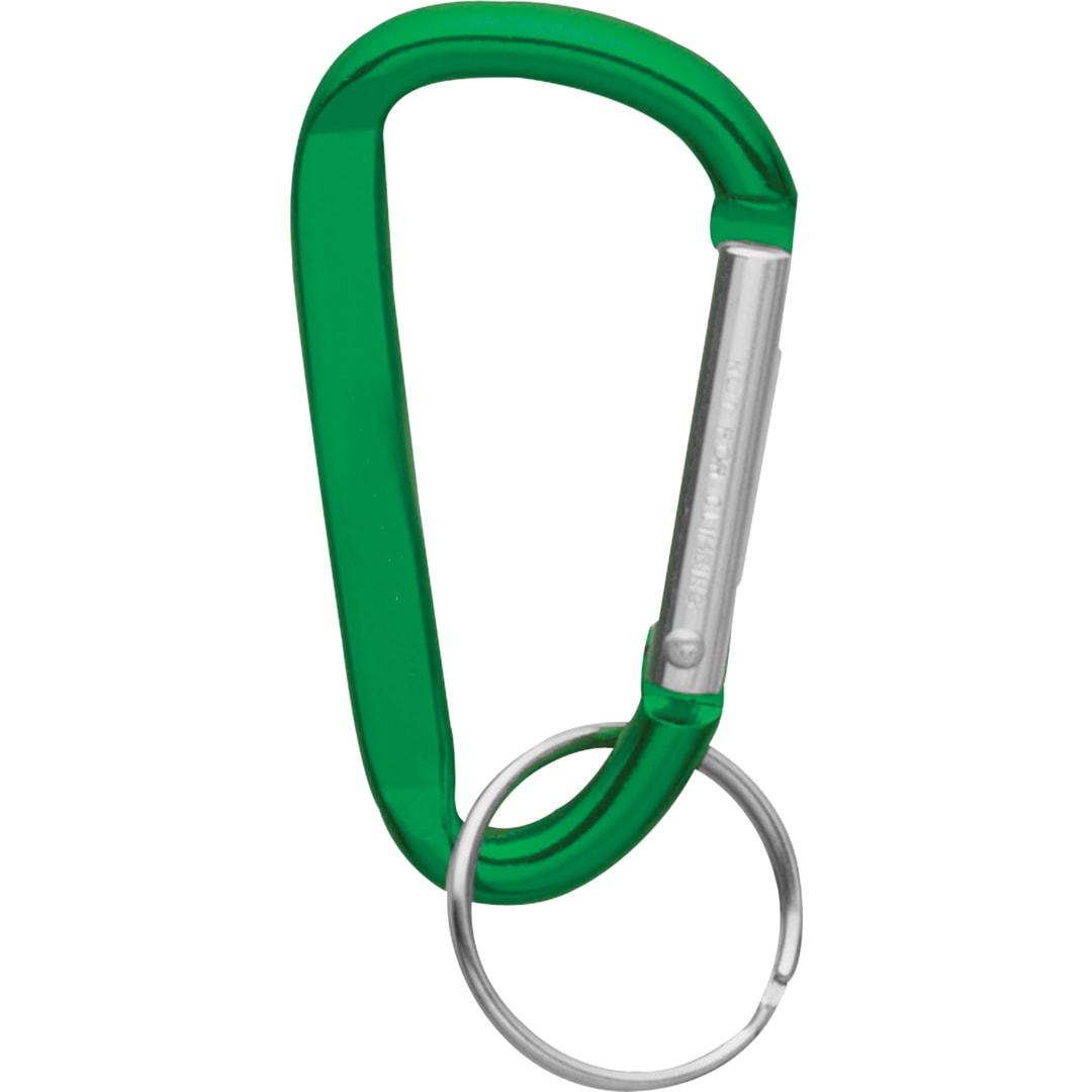 Small carabiner key ring Red miniatura 8