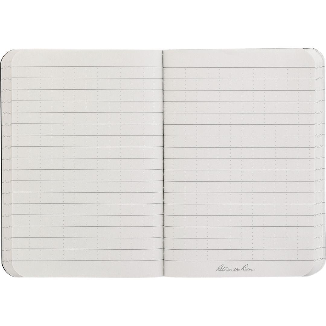 3.5 X 5.25 rite in the rain soft cover notebook Black miniatura 8