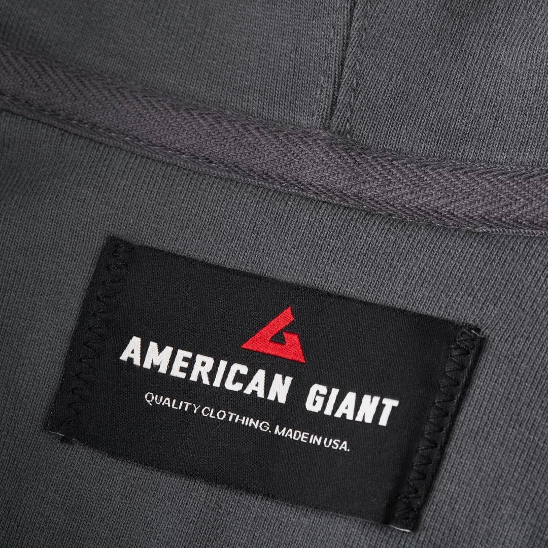 American giant classic full zip hoody - mens Grey miniatura 10