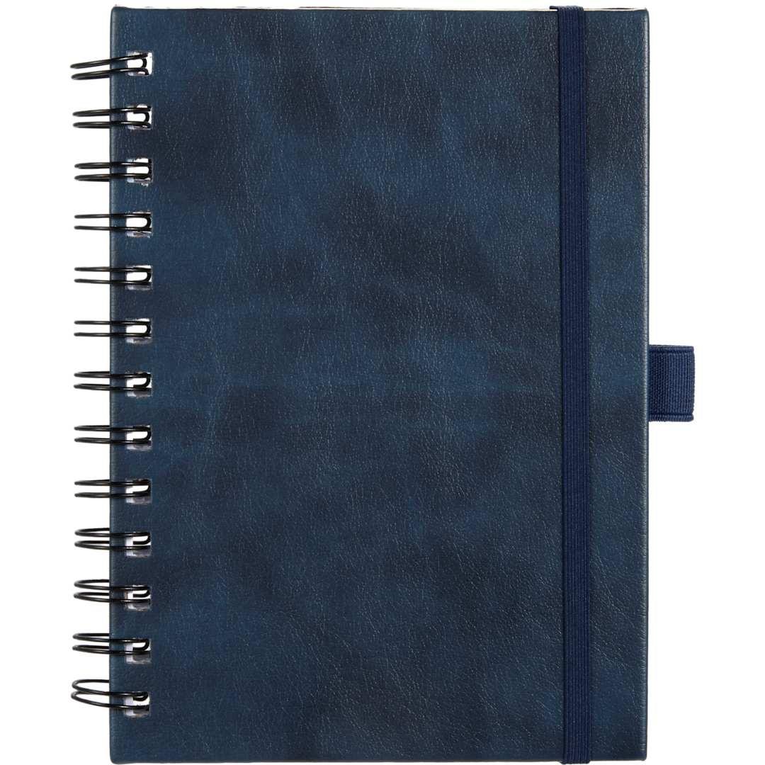 5 X 7 fsc® recycled morano spiral journal Navy Blue miniatura 11