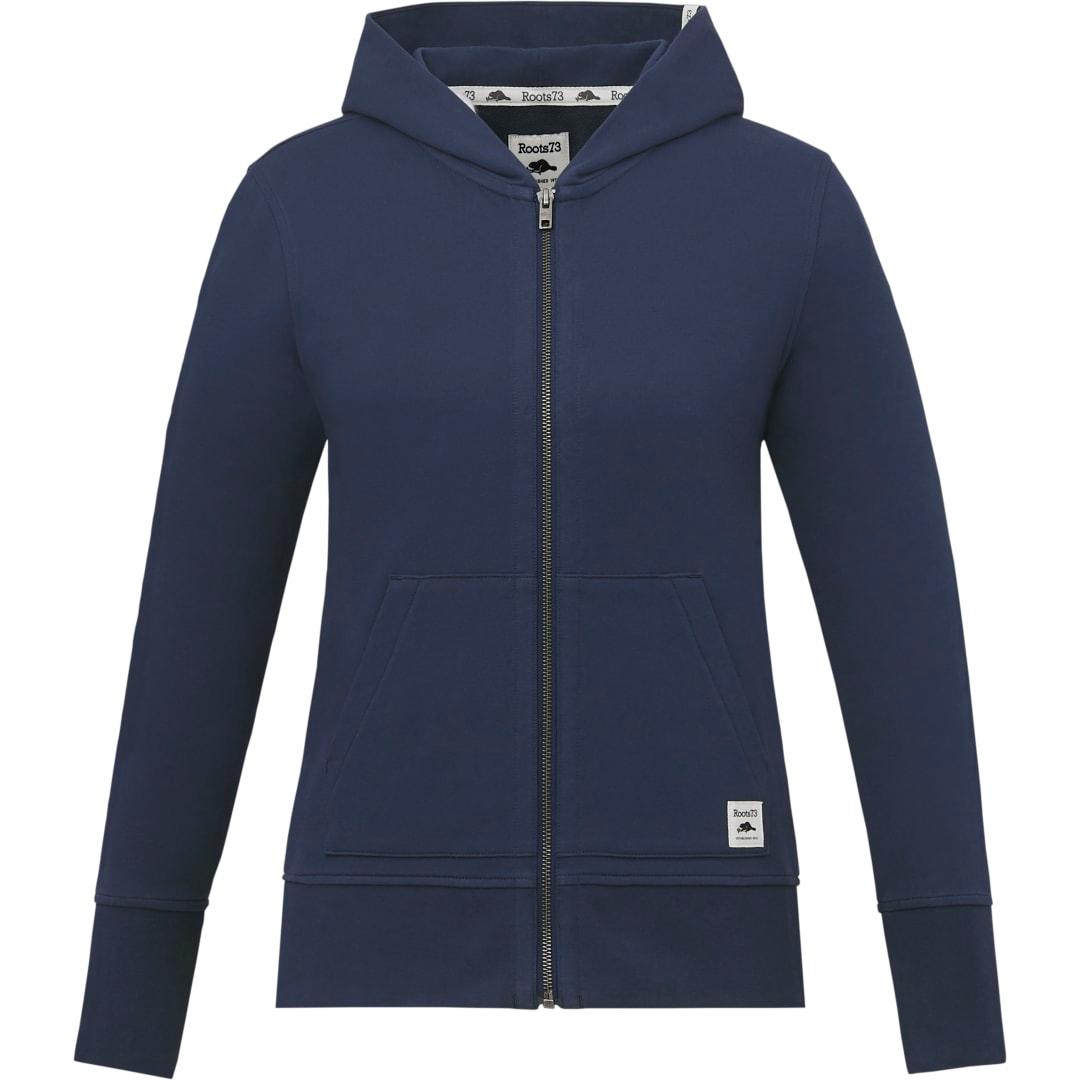 Roots73 canmore eco full zip hoody - womens Blue miniatura 4