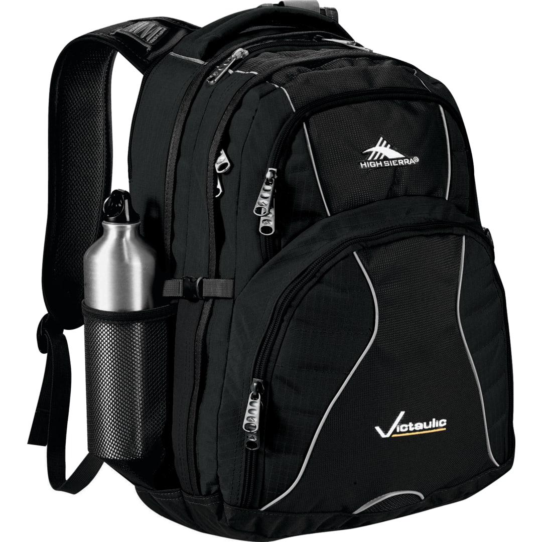 High sierra swerve 17 computer backpack Black miniatura 5