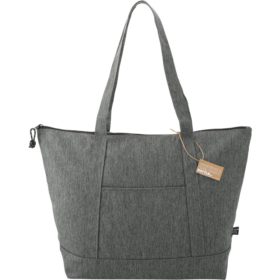 Vila recycled zippered tote Graphite miniatura 6