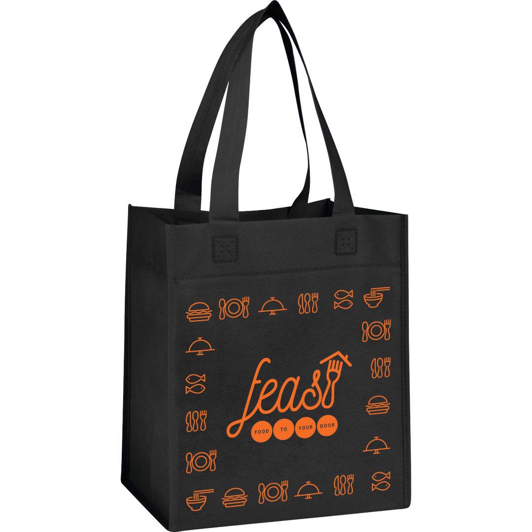 Basic grocery tote Black miniatura 5