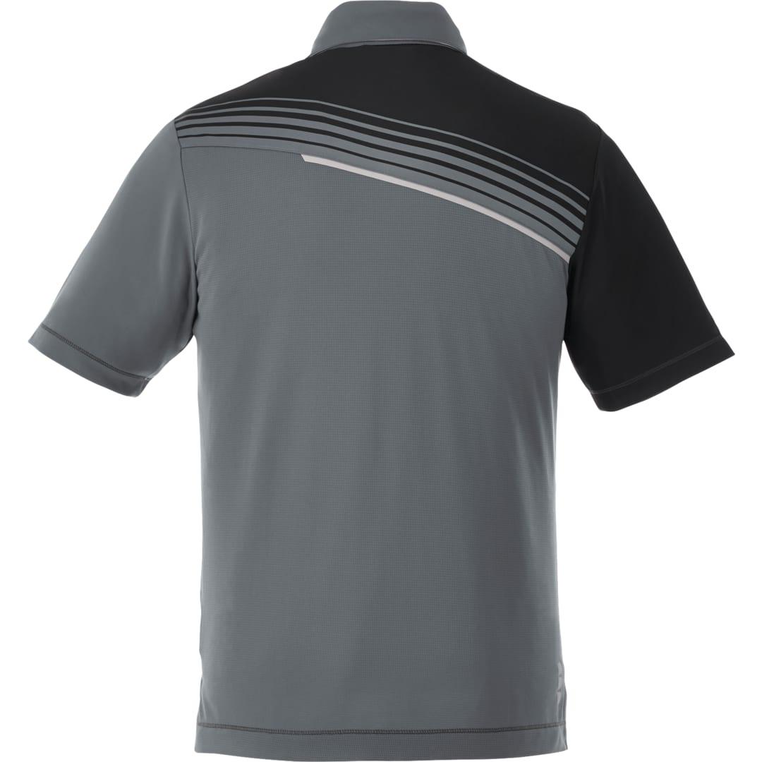 Mens prater short sleeve polo Grey miniatura 13