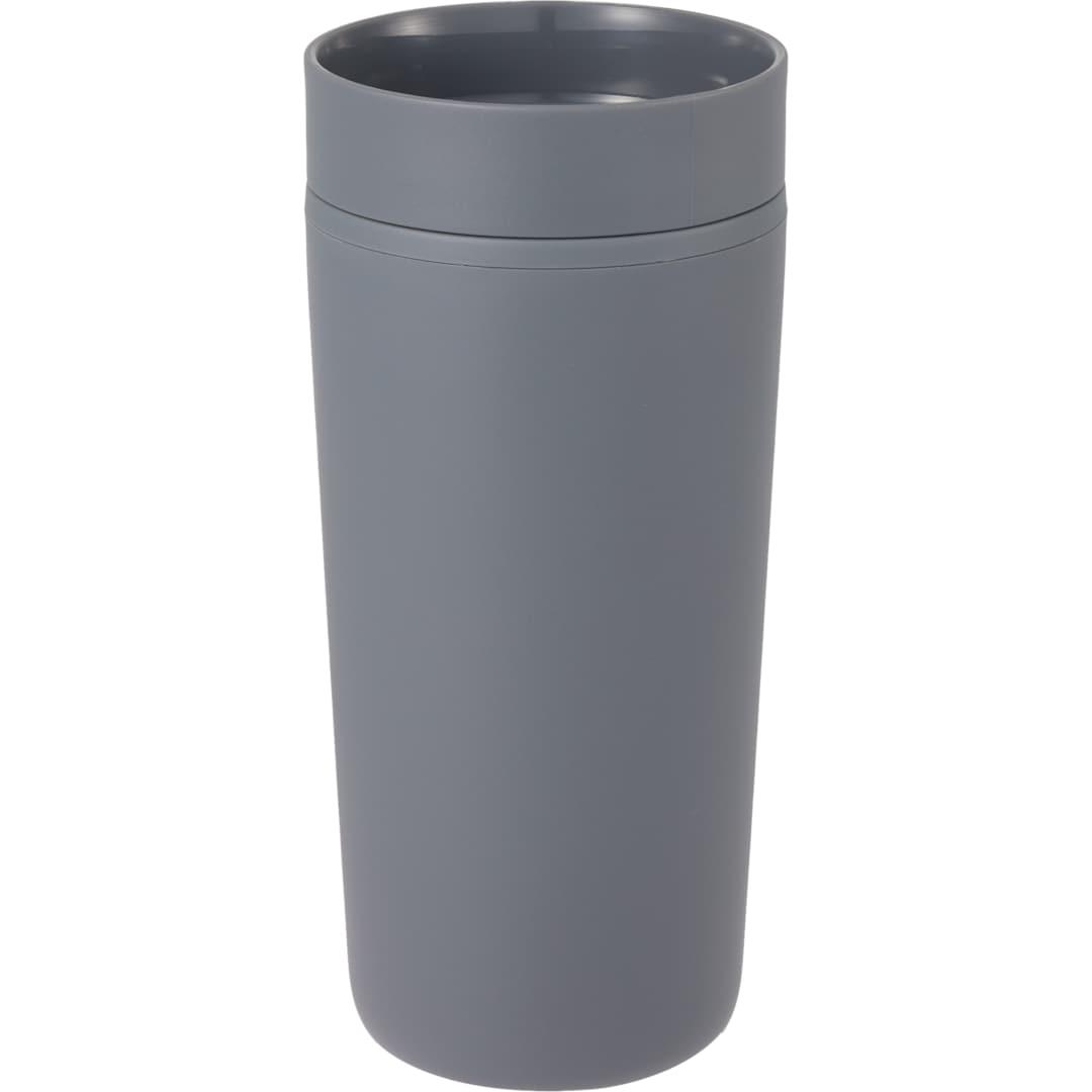 Lola recycled tumbler w/ 360 degree lid 16 oz Black miniatura 15