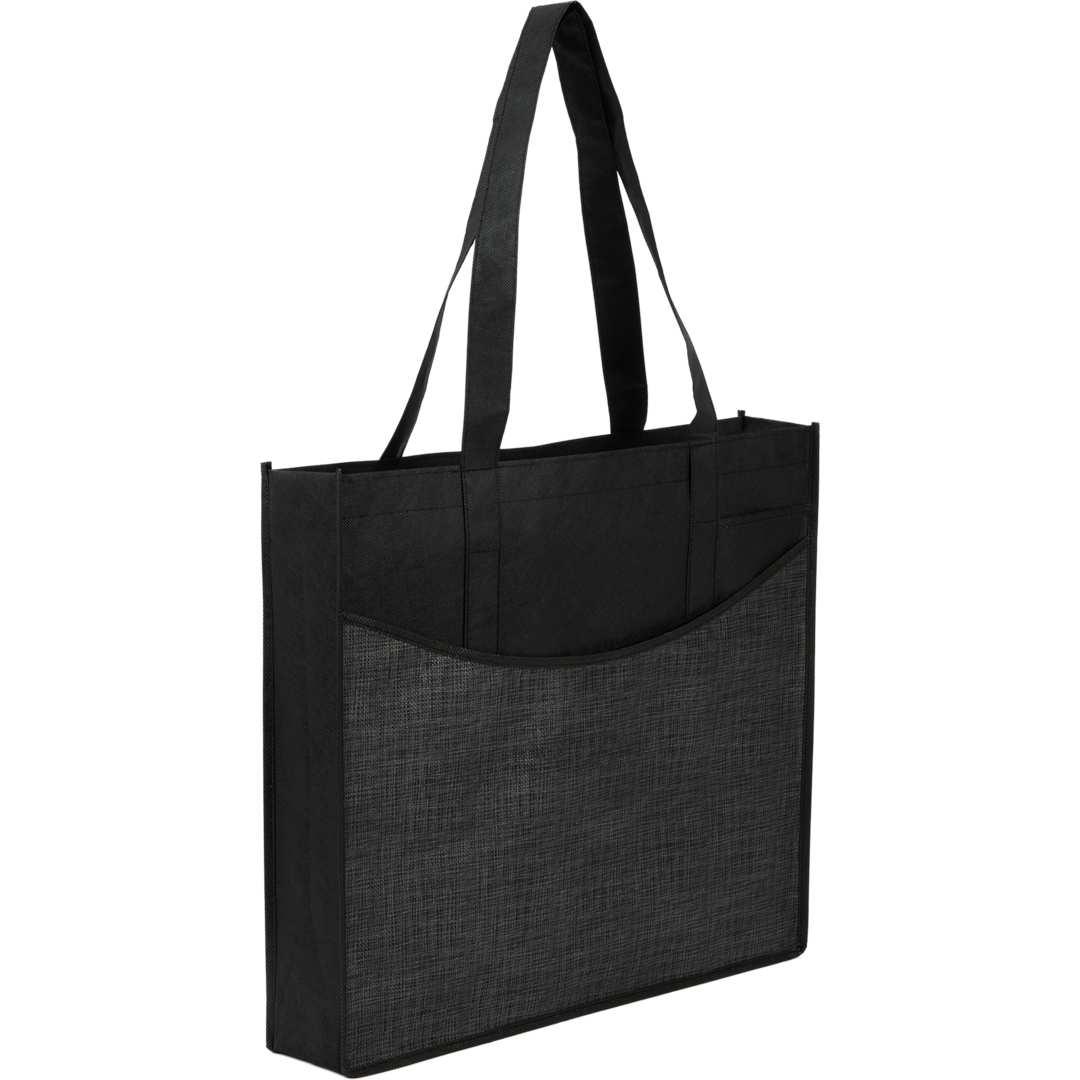 Brooke recycled non-woven convention tote Blue miniatura 3