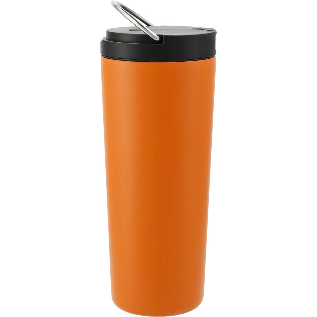 Thor copper insulated tumbler 24oz flip straw lid Black miniatura 23