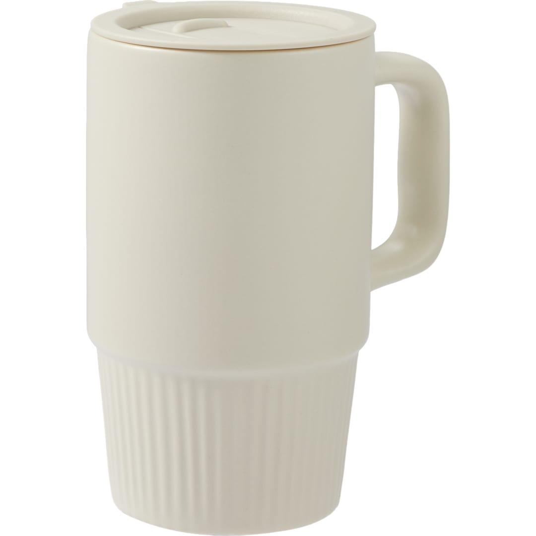 Camden 13oz ceramic mug w/ lid Black miniatura 22
