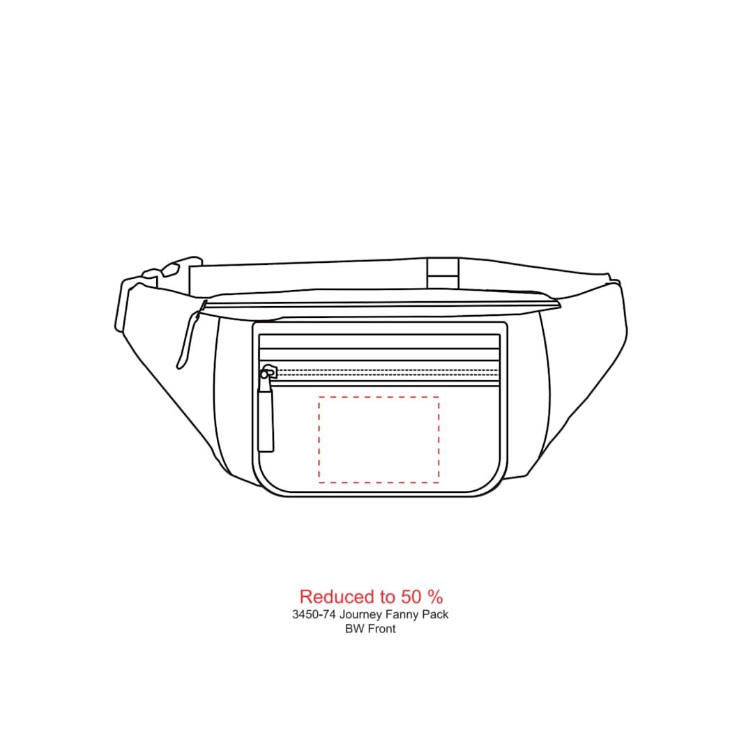 Journey fanny pack Graphite miniatura 6