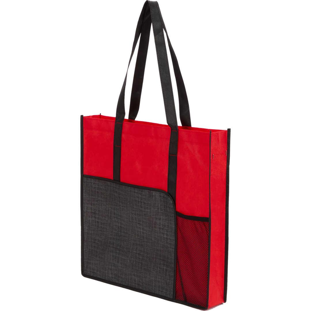 Radius recycled non-woven tote Black miniatura 20