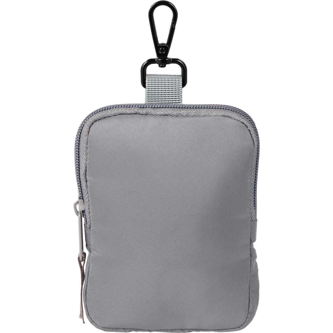 Puffer recycled small pouch Grey miniatura 5