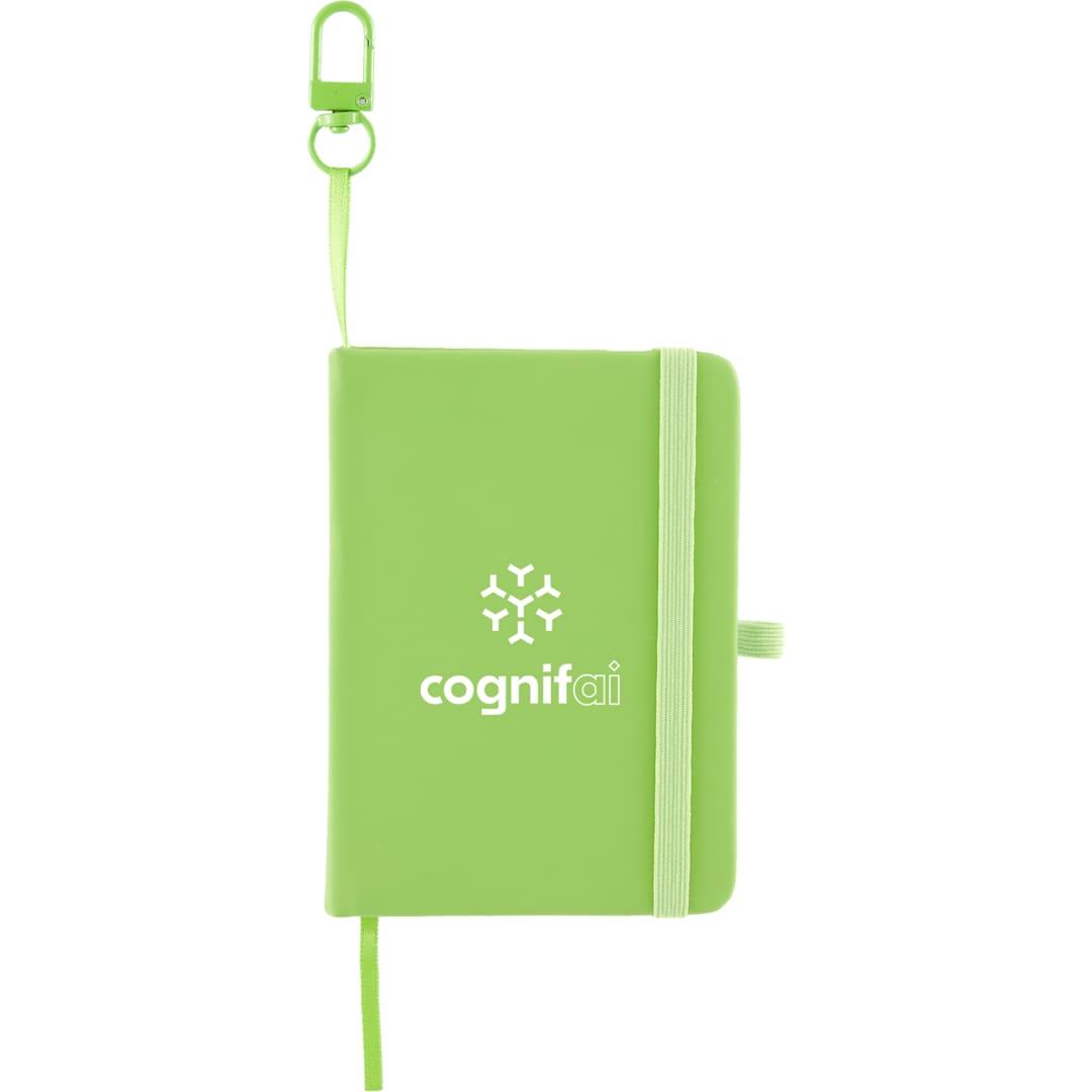 Mini recycled notebook w/ clip Black miniatura 21