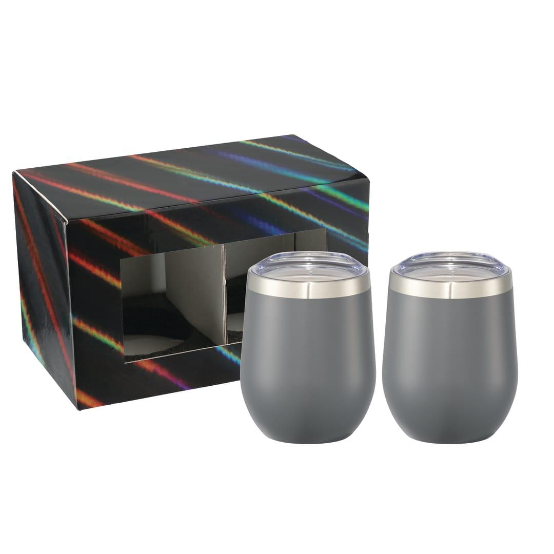 Corzo cup 12oz 2 in 1 gift set Black miniatura 3