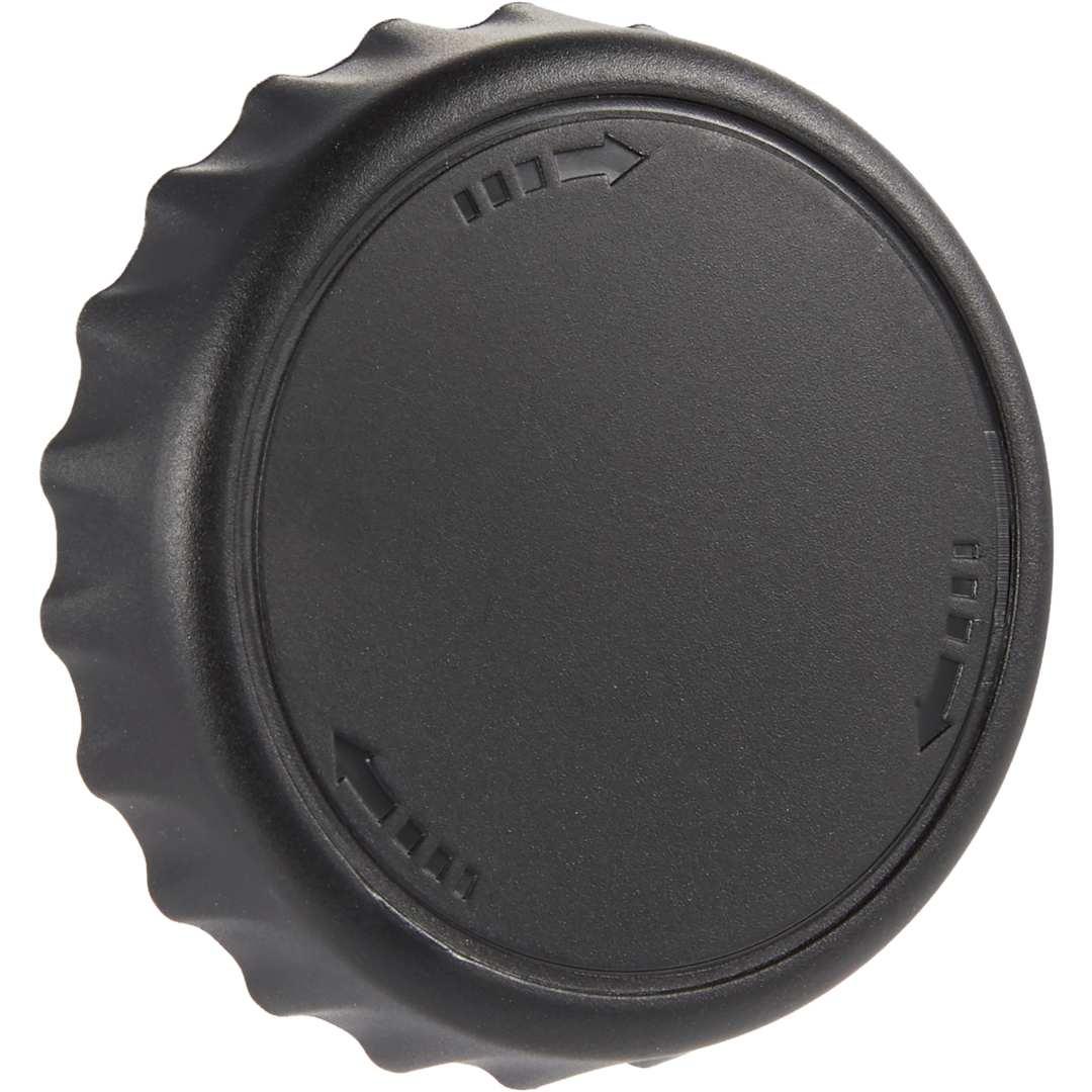 Recycled bottle topper & opener Black miniatura 2