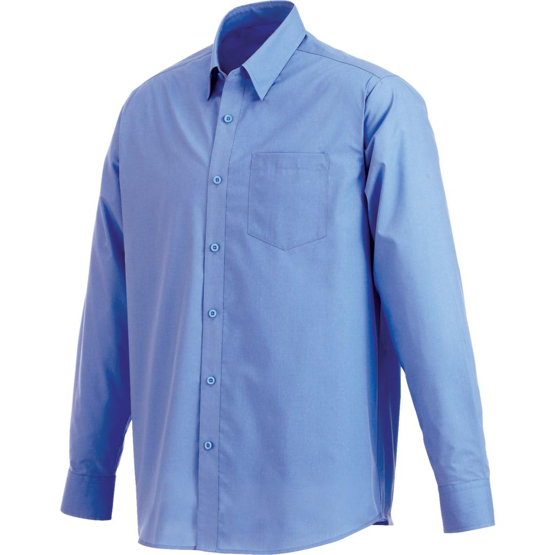 Mens preston long sleeve shirt tall White miniatura 6