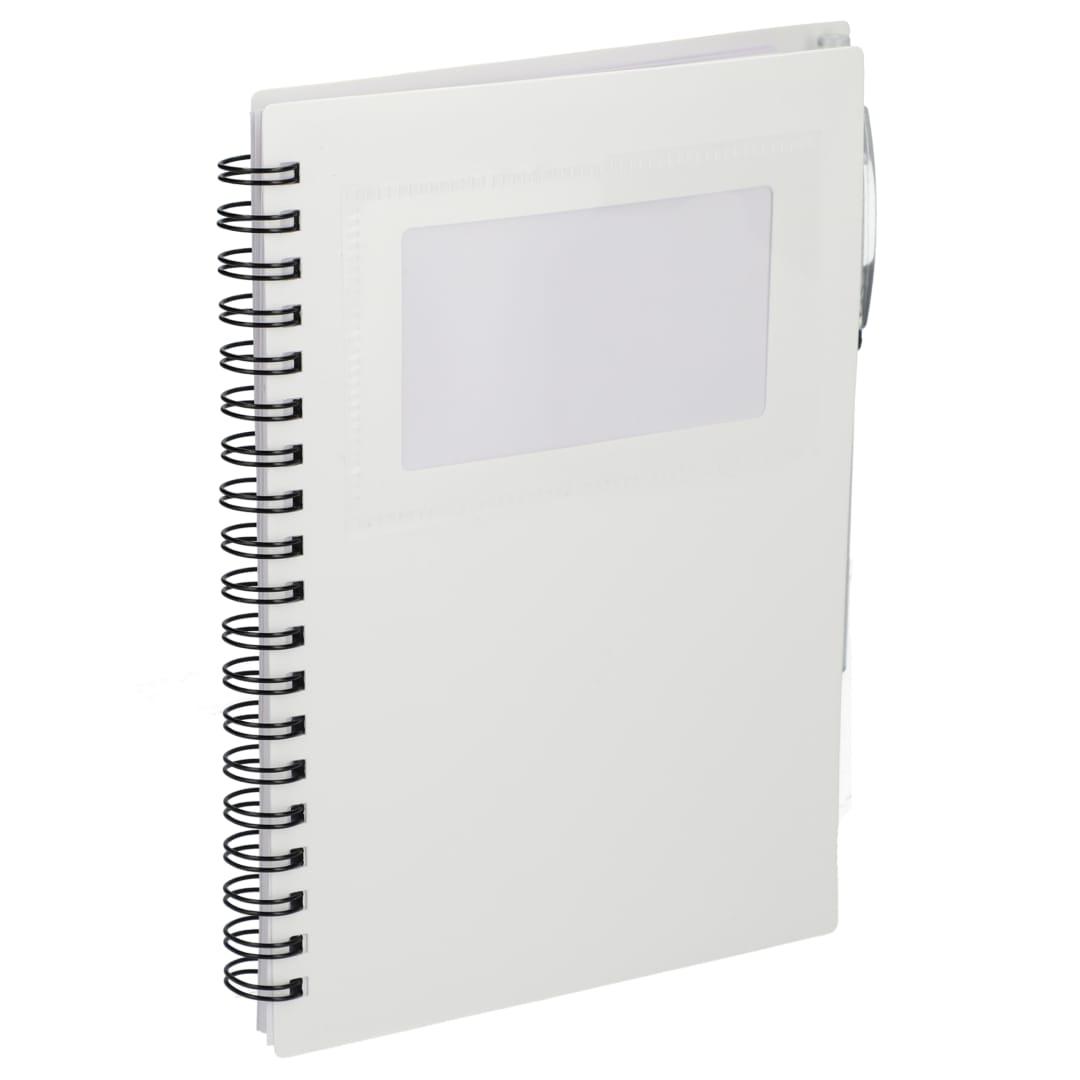 Fsc® recycled 5 x 7 star spiral notebook with pe Black miniatura 28