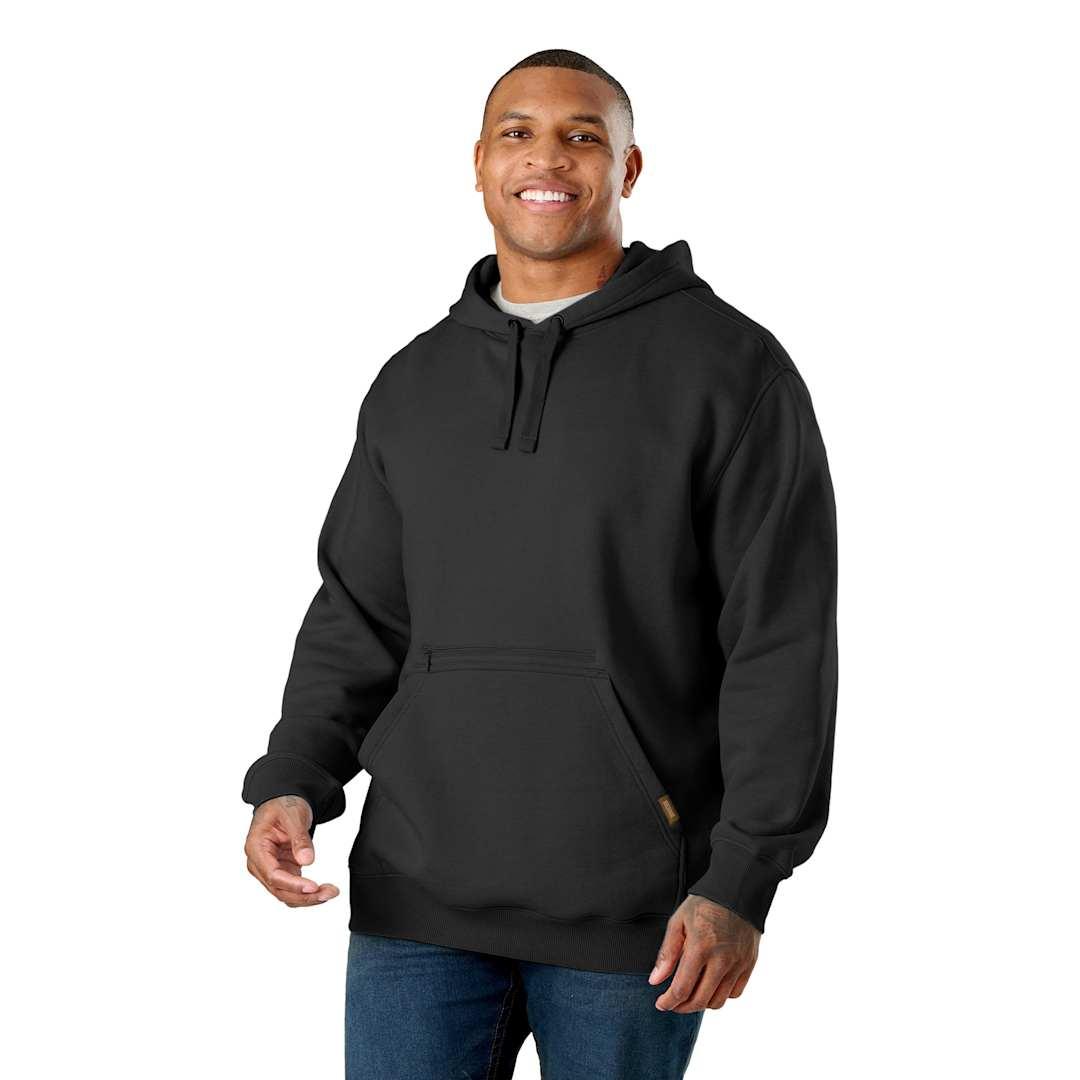 Berne heritage zippered pocket hooded sweatshirt - mens Black miniatura 20