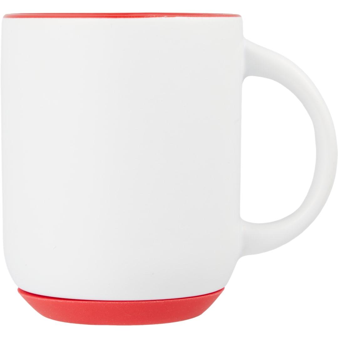 Isaac ceramic mug w/ rubber bottom 14oz White thumbnail 32