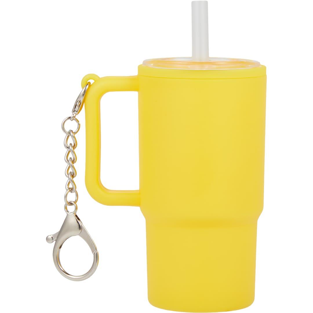 Shot glass tumbler w/ keychain 4oz Black miniatura 75